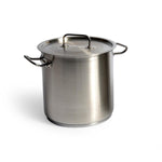 United Scientific with Lids Stock Pot, W/Lid, Stainless Steel, 71 L, Ea - STKPT71 - 1 Each