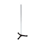United Scientific Triangular Support Stand with Rod, 4" Leg with 20" Rod - TSR420 - 1 Each