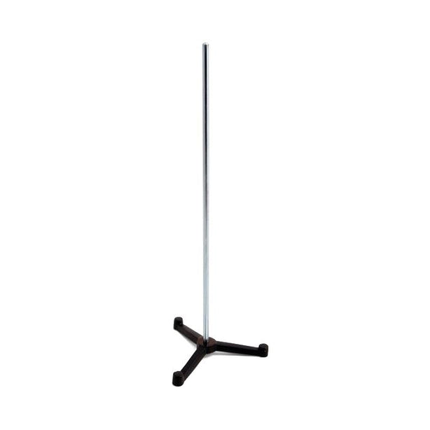 United Scientific Triangular Support Stand with Rod, 4" Leg with 20" Rod - TSR420 - 1 Each