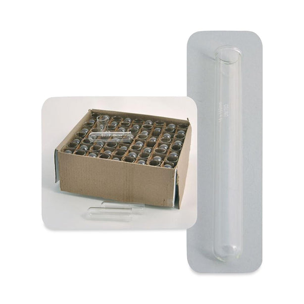 UNITED SCIENTIFIC SUPPLIES, INC. Reusable Borosilicate Glass Test Tubes with Rims TT9800-G-CASE 720 Each - MDL-UNLTT9800GCAS