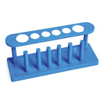 United Scientific Supplies, Inc. United Scientific Plastic 6-Place Test Tube Rack TTHP01 - 1.0 Each