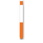 Zebra Wristband Cartridge, 200 per Roll, Orange, Technologies Z-Band Direct Kits - 10006995-6K - 6 Roll
