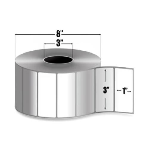 ZEBRA TECHNOLOGIES CORP Zebra Direct Thermal Labels 10000303 6 Roll - MDL-UNT10000303