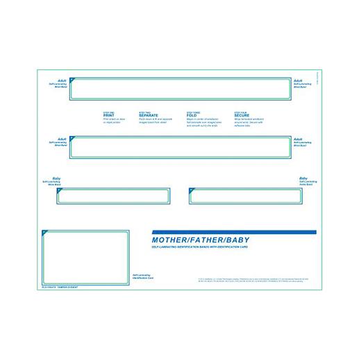 Zebra Technologies Corp LaserBand Original Wristbands PLS-105ATX - 500.0 Each