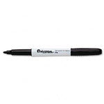 Universal Office Pen-Style Fine-Point Permanent Markers, Black - UNV07071