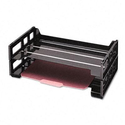 Side-Load Letter Desk Trays - 08101 - 2 Each - MDL-UNV08101