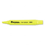 Universal Office Products Chisel Tip Desk Highlighters - UNV08861