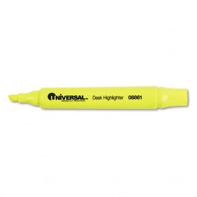 Universal Office Products Chisel Tip Desk Highlighters - UNV08861