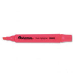 Universal Office Products Chisel Tip Desk Highlighters - UNV08865