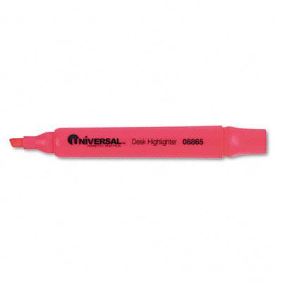 Universal Office Products Chisel Tip Desk Highlighters - UNV08865