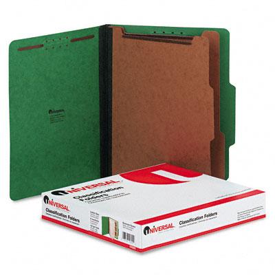 Universal Products Pressboard Classification Folders - 10302 - 10 Each - MDL-UNV10302