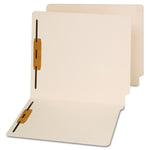 UNIVERSAL OFFICE End Tab Folders, Two Fasteners, Letter, Manila - 13120 - 50 Each