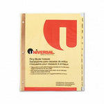 Universal Office Products Preprinted Plastic-Coated Tab Dividers - UNV20814