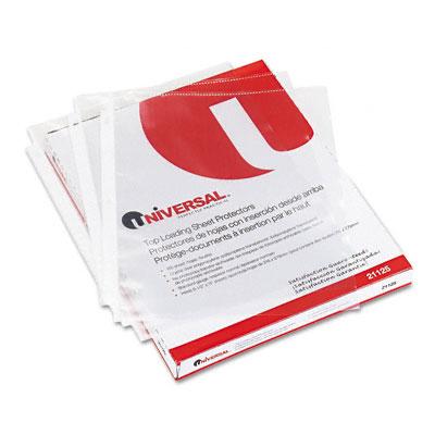 Top-Load Poly Sheet Protectors - 21125 - 100 Each - MDL-UNV21125