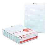 Universal Office Note Colored Perforated Writing Pads, Legal Rule, 8-1/2" x 11", Blue, 50 Sheets - UNV35880