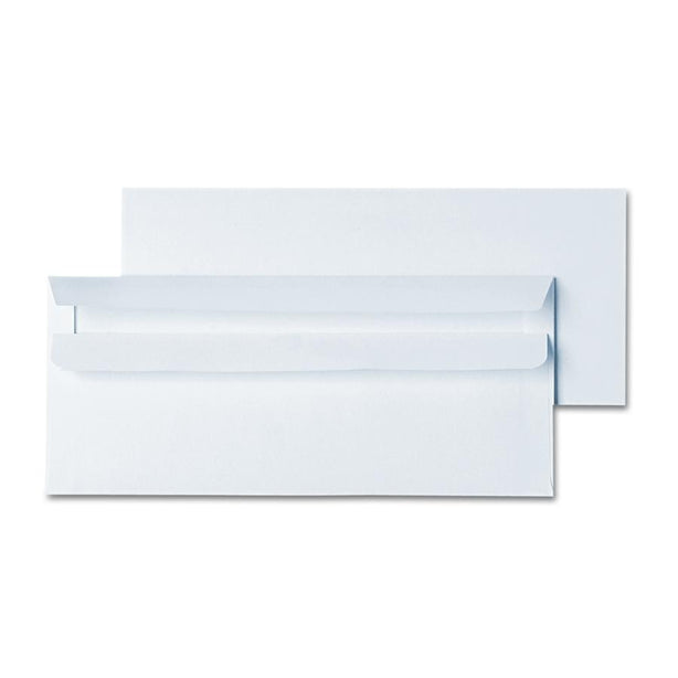 UNIVERSAL OFFICE Self-Seal Business Envelope, #10, White, 4-1/8" x 9-1/2" - 36100 - 500 Each