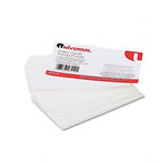Universal Office Ruled Index Cards, 3" x 5", White - UNV47210