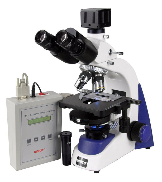 Unico Heated Stage G397 LED Microscope G397T, Heatd Trino Phase, Splan - UPNG397TLED