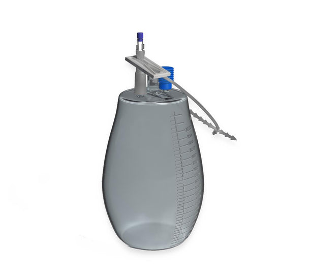 Uresil Evolution Suction Evacuated Bottle with Luer Connection Only, No Drainage Line, Nonsterile, 1,000 mL - ESB-1000SP - 12 Each