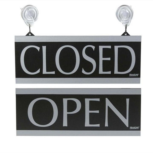 U. S. Stamp & Sign Open / Closed Business Signs 4246 - 1.0 Each - MDL-USS4246