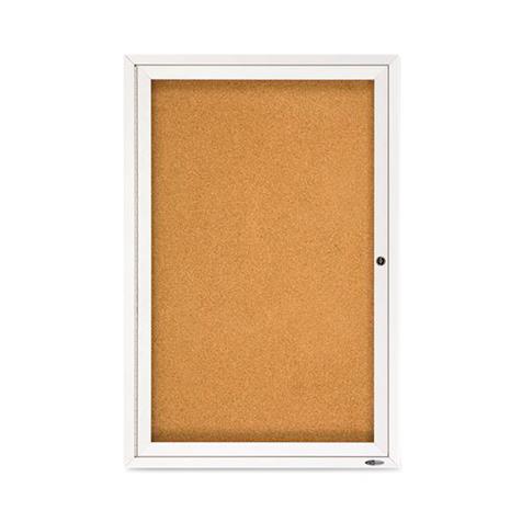 Enclosed Cork Bulletin Boards for Indoor Use - QRT2363 - 1 Each - MDL-USTQRT2363