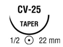 Ski Taper Polysorb Sutures - EL-440 - 24 Each - MDL-USUEL440