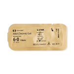 Medtronic Chromic Gut Suture, Mild, 6/0, 18", Undyed, HE-1 - G3790K - 12 Each