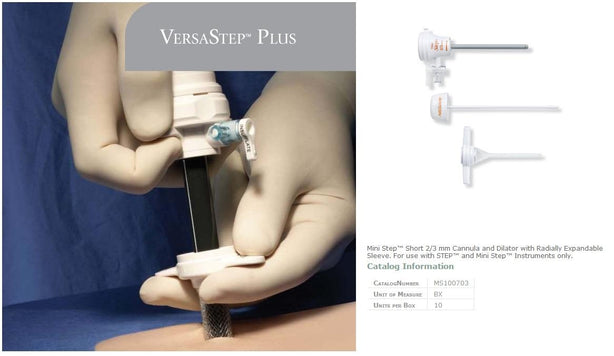MEDTRONIC USA Medtronic Mini Step Bladeless Trocars MS100703 10 Each - MDL-USUMS100703
