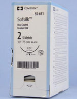 MEDTRONIC USA Black Sofsilk Sutures SS-651 36 Each-MDL-USUSS651