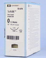 MEDTRONIC USA Black Sofsilk Sutures SS-678 36 Each-MDL-USUSS678
