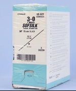 MEDTRONIC USA Black Sofsilk Sutures SS-722 36 Each-MDL-USUSS722