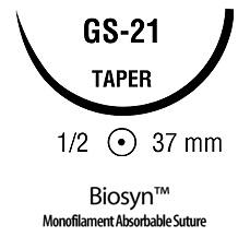 Medtronic Suture, Biosyn, 3/0, Violet, 30, GU-46 - UM-879 - 36 Each