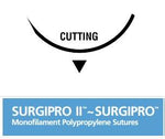 Medtronic Surgipro-II Surgilon Surgipro Suture, Blue, Size 2/0, 48", VF-20 Needle - VP-151 - 36 Each