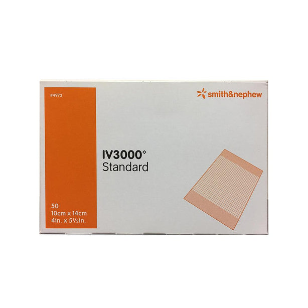 SMITH & NEPHEW IV3000 Transparent Adhesive Film Dressings 4973 50 Each-MDL-UTD4973Z