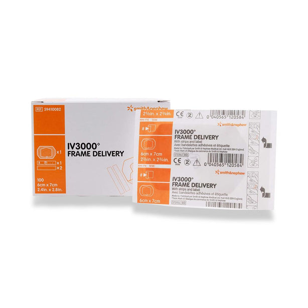 SMITH & NEPHEW OpSite IV3000 Frame Delivery Dressings 59410082 100 Each - MDL-UTD59410082Z
