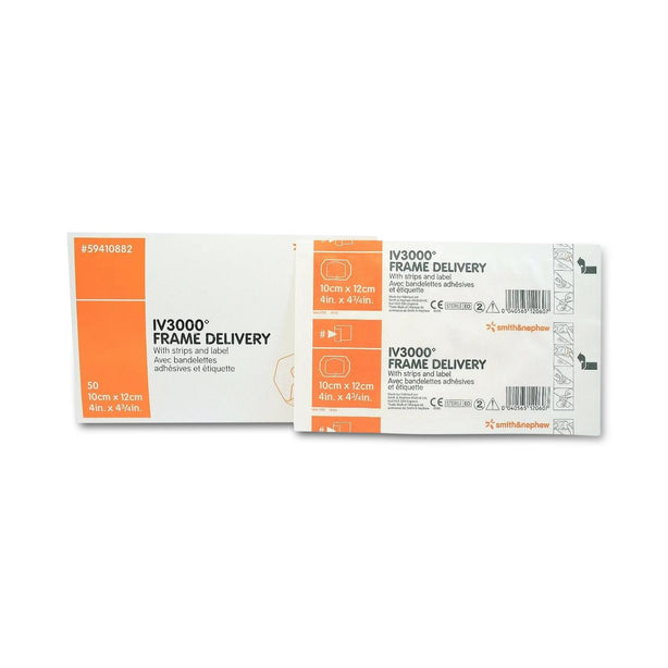 SMITH & NEPHEW OpSite IV3000 Frame Delivery Dressings 59410882 50 Each - MDL-UTD59410882Z