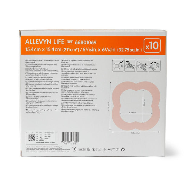 Smith & Nephew Allevyn Life Advanced Foam Dressings 66801069 - 60.0 Each
