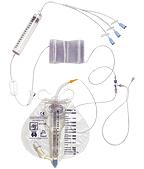 Utah Medical Dialy-Nate Peritoneal Dialysis Set with 3 Luer Connectors and Warming Coil - 4000527 - 1 Each