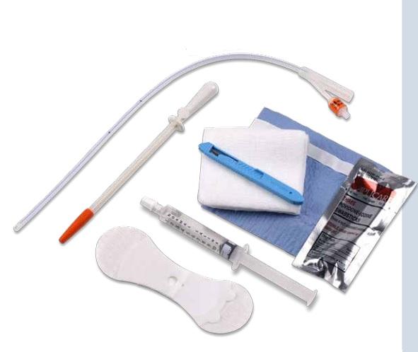 Utah Medical Suprapubic Catheter Introducer Supra-Foley Introduction Kit, 16 Fr, Orange - SF-S16-100 - 5 Each