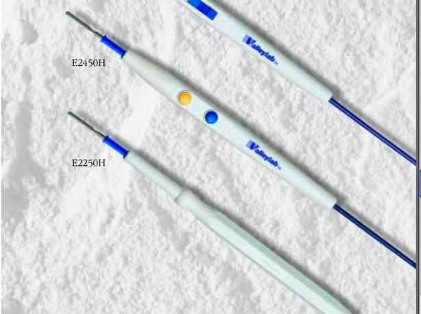 Rocker Switch Electrosurgical Pencil with Edge Coated Blade and Holster, Medtronic - E2350H - 50 Each
