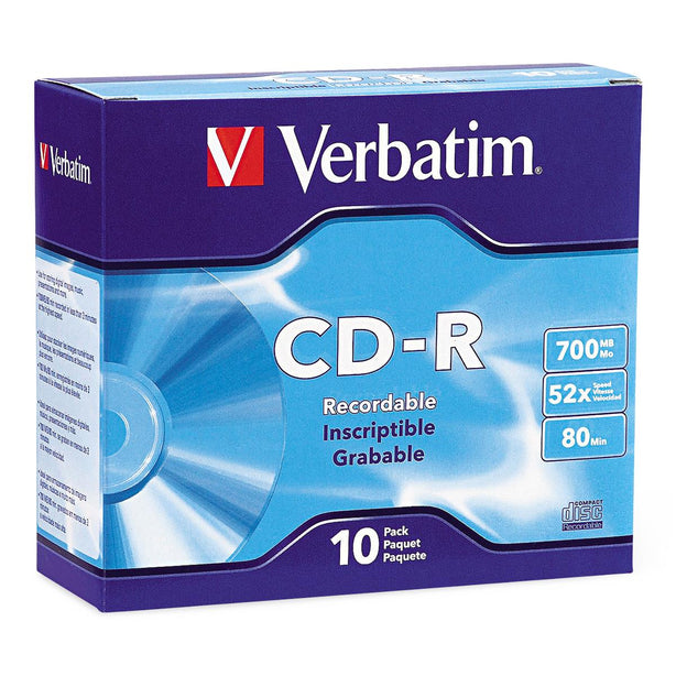 VERBATIM CORPORATION CD-R Discs 94935 10 Each - MDL-VER94935