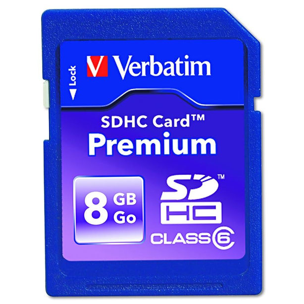 VERBATIM CORPORATION Premium SDHC Memory Card 96318 1 Each - MDL-VER96318