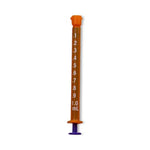 VESCO MEDICAL Amber Low-Dose Syringe with ENFit Tip, 1 mL, Bulk Pack - VED-601AB - 4000 Each
