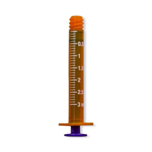 VESCO MEDICAL LLC Amber Low-Dose Syringes with ENFit Tip VED-603AB 4000 Each-MDL-VESVED603AB
