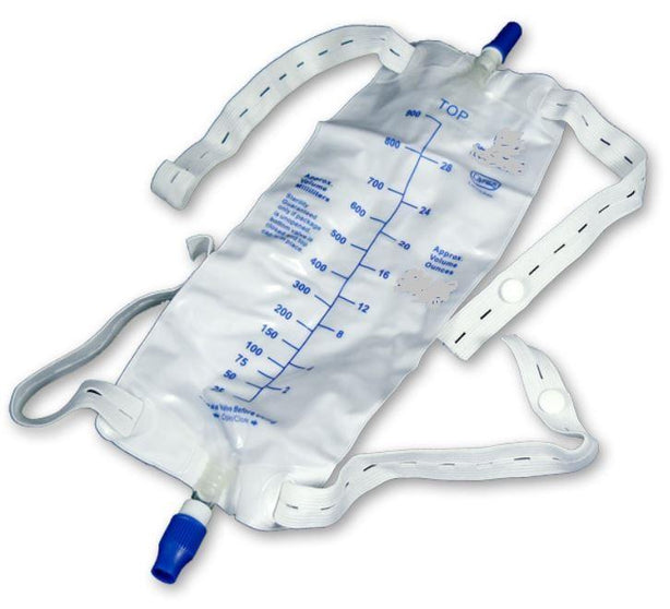 Inteplast Urinary Drainage Leg Bags, Size L - 2556 - 50 Each
