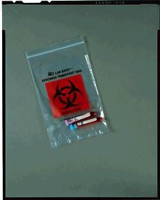 Clear Specimen Collection Transport Bag - 49-90 - 1000 Each - MDL-VLL4990