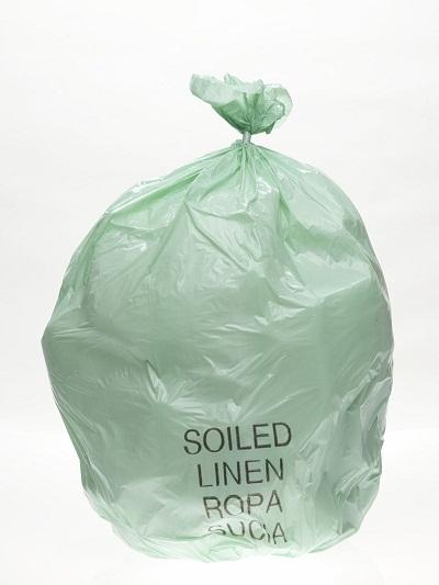 Soiled Linen Bag, Mint Green, 1.4 Mil, 30.5" x 41", Hdpe and Lldpe Laundry - AC203 - 250 Each
