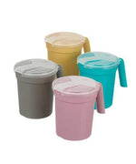 Inteplast Bedside Pitchers and Carafe with Lid, Mauve, 28 oz. - H224-10 - 100 Each