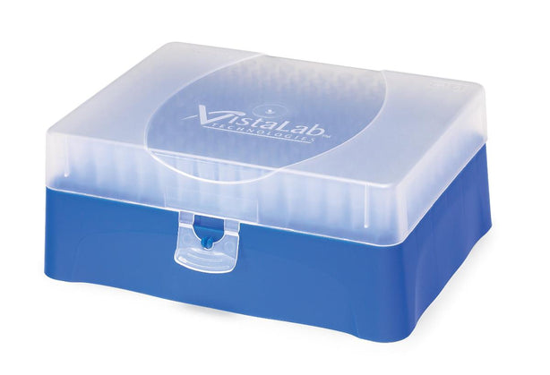 Vistalab Technologies VistaRak 25uL Tip Rack for MLA and Ovation Pipetters, Nonsterile, 192 Tips / Rack - VLT40601002