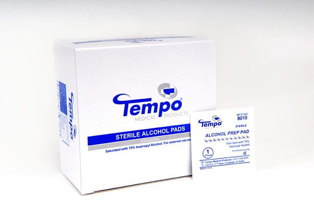 Tempo Medical Products LLC Sterile Alcohol Prep Pads 8010 - 4000.0 Each